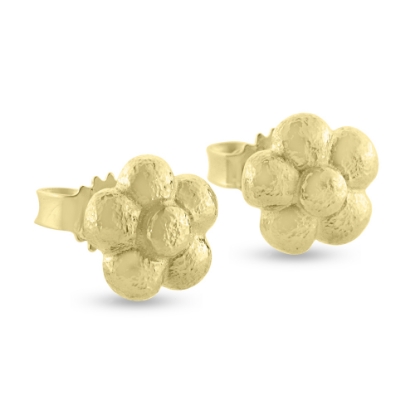 Billede af Ørestik hyldeblomst, 8,4 mm. 925s forgyldt