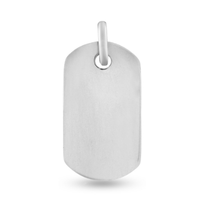 Billede af Men By Pind vedhæng sølv plade