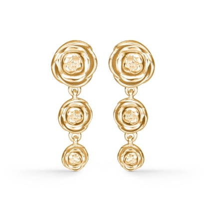 Billede af Mads Z "Rosalie" øreringe 8 kt. guld