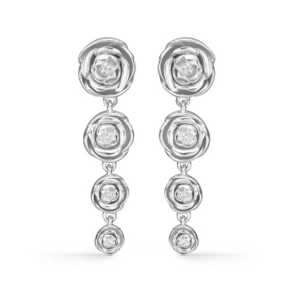 Billede af Mads Z "Rosalie" øreringe sølv