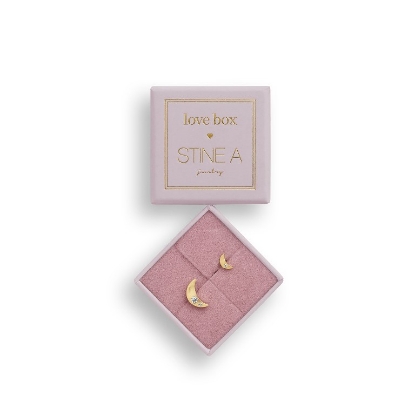 Billede af STINE A Love Box 113 forgyldte sølv øreringe (1 stk. af hver)