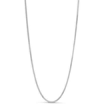 Billede af ENAMEL Copenhagen Curb Chain halskæde 1,75 mm. sølv (45 + 7cm)