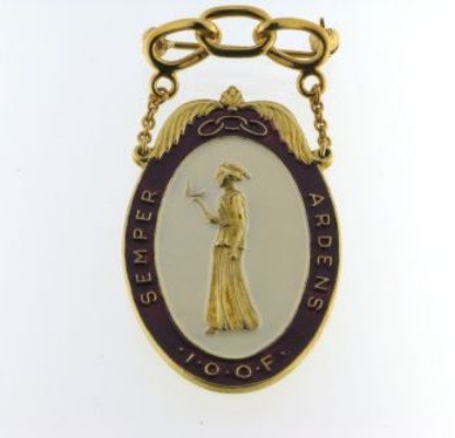 Billede af Str. Loge nr. 15, Semper Ardens (prøve, kan ikke købes)