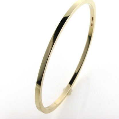 Billede af Armring firkantet tråd 8 kt. og 14 kt. Priser fra