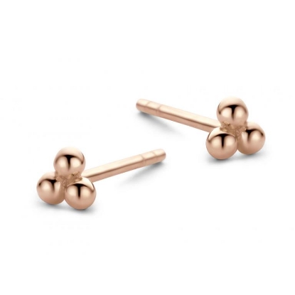 Billede af Spirit Icons Shishi ørestikker rosaforgyldt sølv