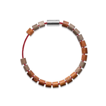 Billede af Mads Z Black Sun sølv armbånd "Coconuts Beach"