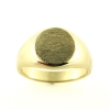 Billede af Ring massiv lukket bund, rundplade 8 kt. (pladering) facon + 9,1 gr.
