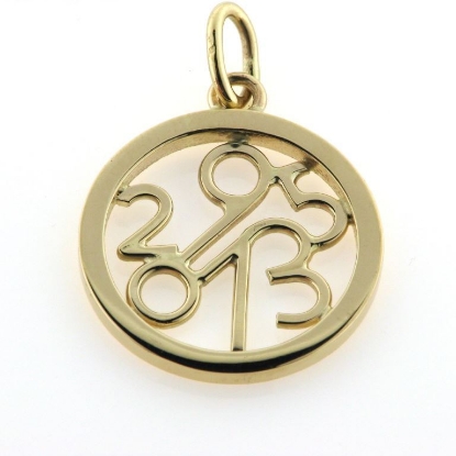 Billede af Vedhæng med monogram 14 kt.