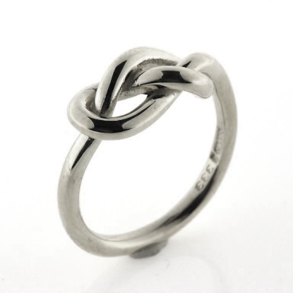 Billede af Ring m. knude (knob) 925s