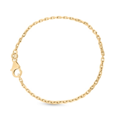 Billede af BNH armbånd anker facet 1,4mm i 8 kt.