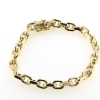 Billede af Armbånd anker facet 14kt t 1,50/br 4,5mm 18,5cm (kasselås)