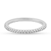 Billede af By Pind ring sølv rhodineret med zirkoniasten str. 52