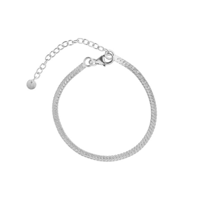Billede af *STINE A armbånd Snake Chain sølv (16-21 cm)