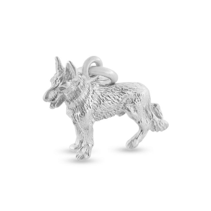 Billede af Vedhæng shæferhund med patz øsken (lg. 26 mm.) 925s