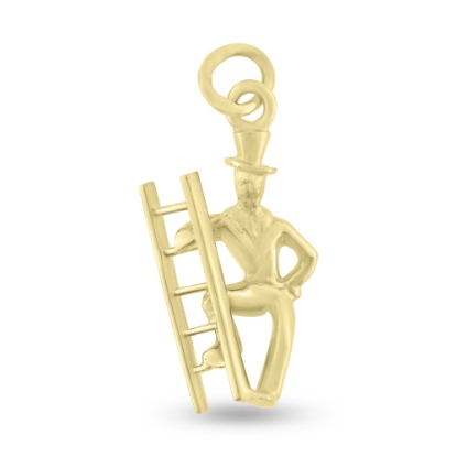 Billede af Vedhæng HC Andersen "Skorstensfejeren" guld