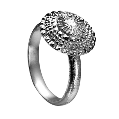 Billede af *Kranz&Ziegler Army ring sølv sort rhod. str. 50