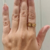 Billede af Ring mursten led 8 kt.