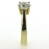 Billede af Ring 4 grab. fatning, syn. sten, 8,0 mm. 8 kt