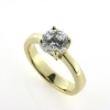 Billede af Ring 4 grab. fatning, syn. sten, 8,0 mm. 8 kt