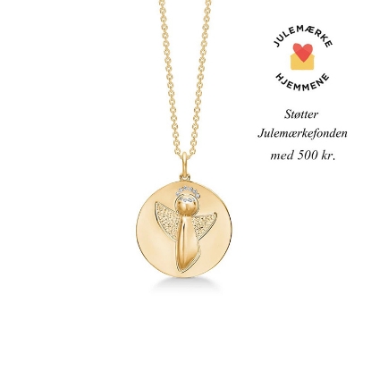 Billede af *Mads Z "Me&my angel" vedhæng 14 kt. m. 0,05 ct. W.SI (ekskl. kæde)