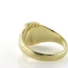 Billede af Herrering massiv, plade antik facon 14*12 mm. 14 kt. 