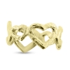 Billede af Ring "Hjertetrio" i 14 kt. guld