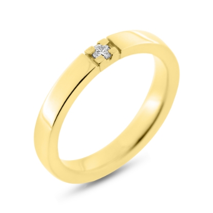 Billede af Alliancering 1* 0,06 w/si. 8 kt. 333 (br. 3,0-tk. 2,0 mm.)