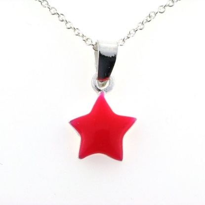 Billede af Bella & Valdemar by Pind halskæde med stjerne sølv 