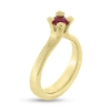 Billede af Ring ægte fac. rubin 5,0 mm. 14 kt. 