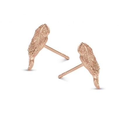 Billede af Spirit Icons Fall ørestikker rosaforgyldt sølv