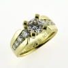 Billede af Ring med brill. 0,25 ct. + 8 brill. 14 kt.