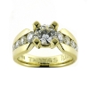 Billede af Ring med brill. 0,25 ct. + 8 brill. 14 kt.