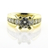 Billede af Ring med brill. 0,25 ct. + 8 brill. 14 kt.