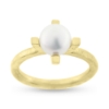 Billede af Ring perle, 4 grabber, fv. kult. perle 7½-8 mm. 8 kt. 