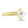 Billede af Ring perle, 4 grabber, fv. kult. perle 7½-8 mm. 8 kt. 