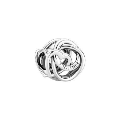 Billede af Pandora Familien Altid Cirkler Hjerte Charm sølv