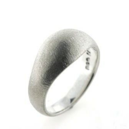 Billede af Båndring massiv u/sten, br. 9,7 mm. 925s.