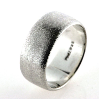 Billede af Herrering u/sten, bred. 9,5 mm. tyk. 1,6 mm. 925 s.
