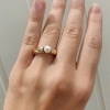 Billede af Ring i 8 kt. med ferskvandsperle (faconpris - ekskl. guld)