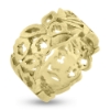Billede af Ring med udsavninger, br. ca. 11,0 mm, tyk. 2,0 mm. 14 kt. facon + 13,8 gr. 14 kt. (prisen er excl. guld)