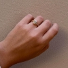 Billede af Mads Z "Carmen" ring 8 kt. guld m. cz (str. 52)