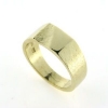Billede af Ring m. plade 14 kt. (7,5*9,5)