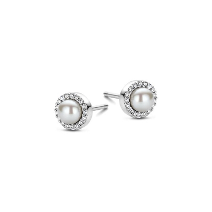 Billede af Spirit Icons Euphoria ørestikker sølv m. cz + fvp