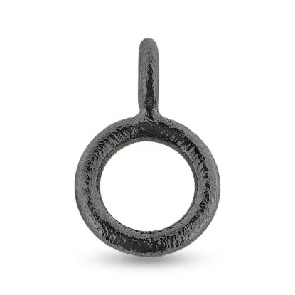 Billede af Vedhæng Circles 11 mm. 925s oxyd (overflade sand)