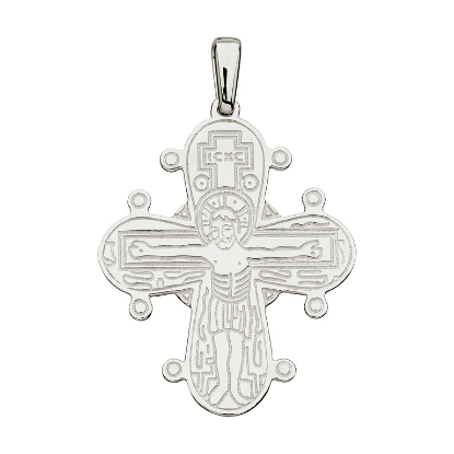 Billede af Dagmarkors Fadervor sølv 30*25 mm