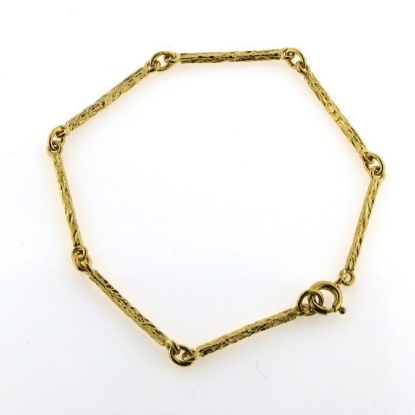 Billede af Armlænke stav råsølv 14 kt. 18 cm. 