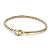 Billede af Pandora Moments armbånd forgyldt metalblanding m. hjertelås (17 cm)