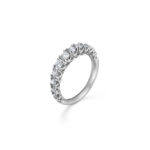 Billede af Mads Z "Crown Princess" ring 14 kt. hvidguld brillanter ialt 0,75 w/si str. 60