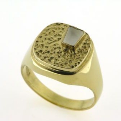 Billede af Tand ring 8 kt. fac. 6,6 gr (prisen er excl. guld)