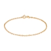 Billede af Armbånd anker facet 14kt t 0,60/br 1,6mm 18,5cm